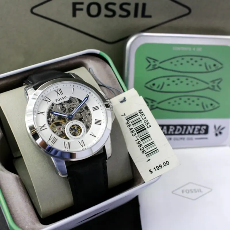 Fossil Grant Automatic Skeleton Men's Watch- ME3053